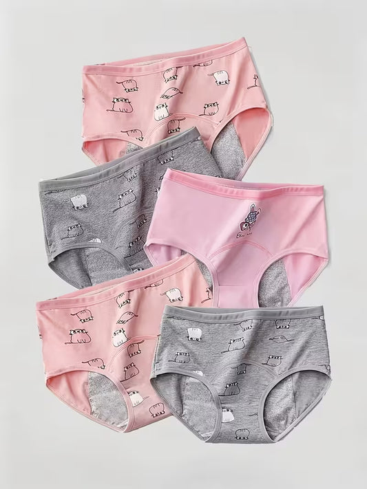Bloom Cartoon Cotton Blend Period Panty