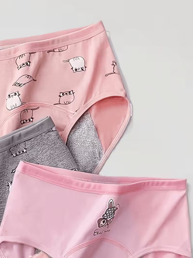 Bloom Cartoon Cotton Blend Period Panty