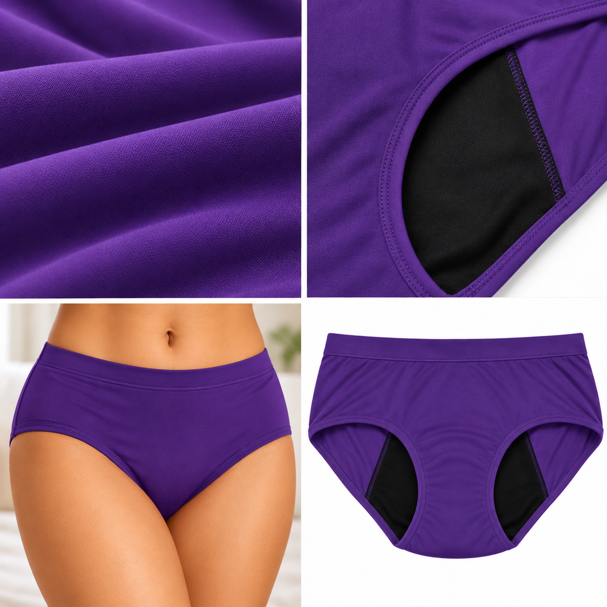 Bloom Mid-Rise Seamless Period Panty