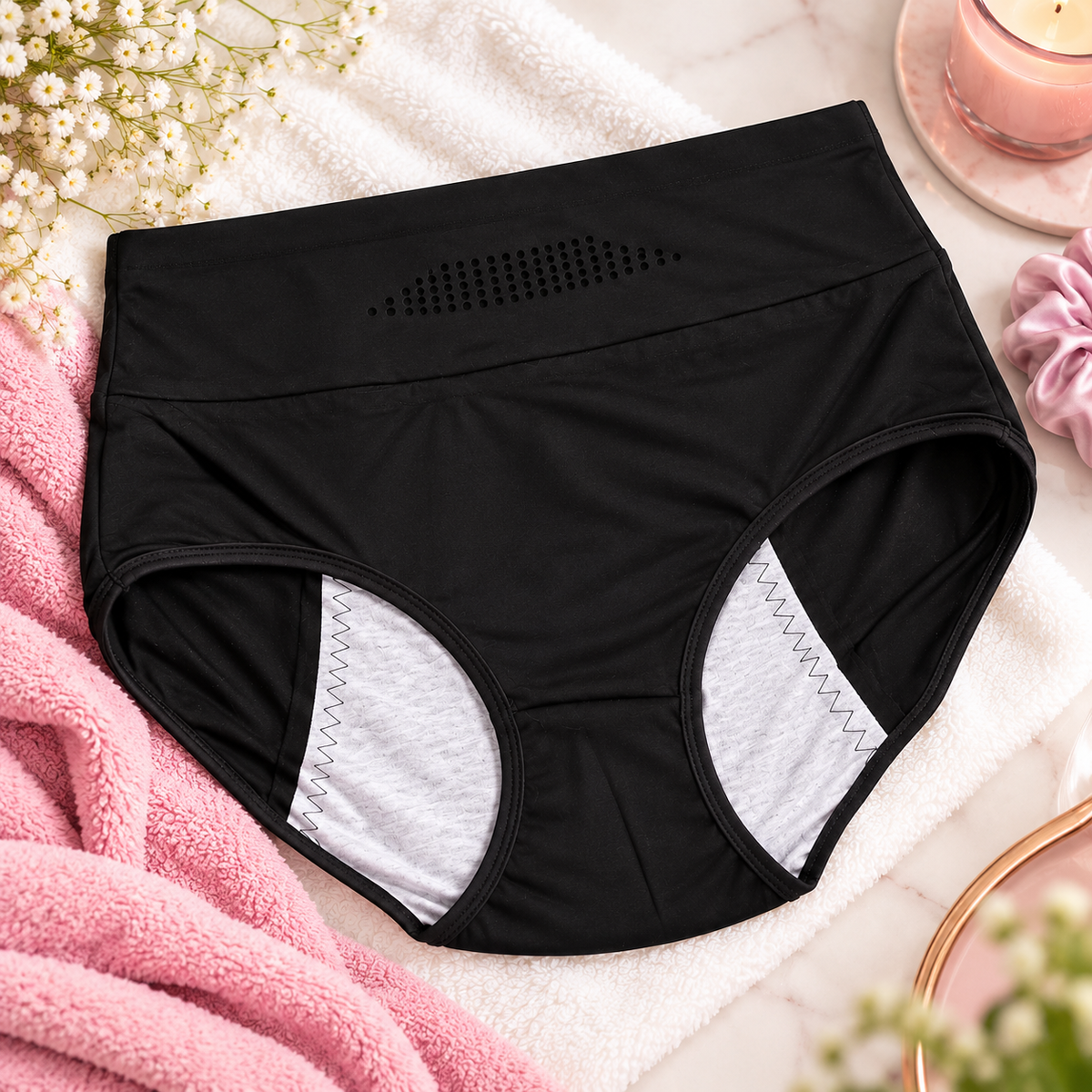 Bloom Cotton High-Waist Period Panty
