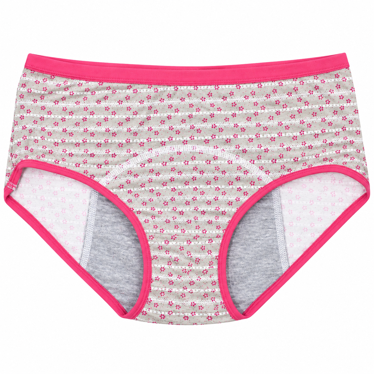 Bloom Flower Print Cotton Period Briefs