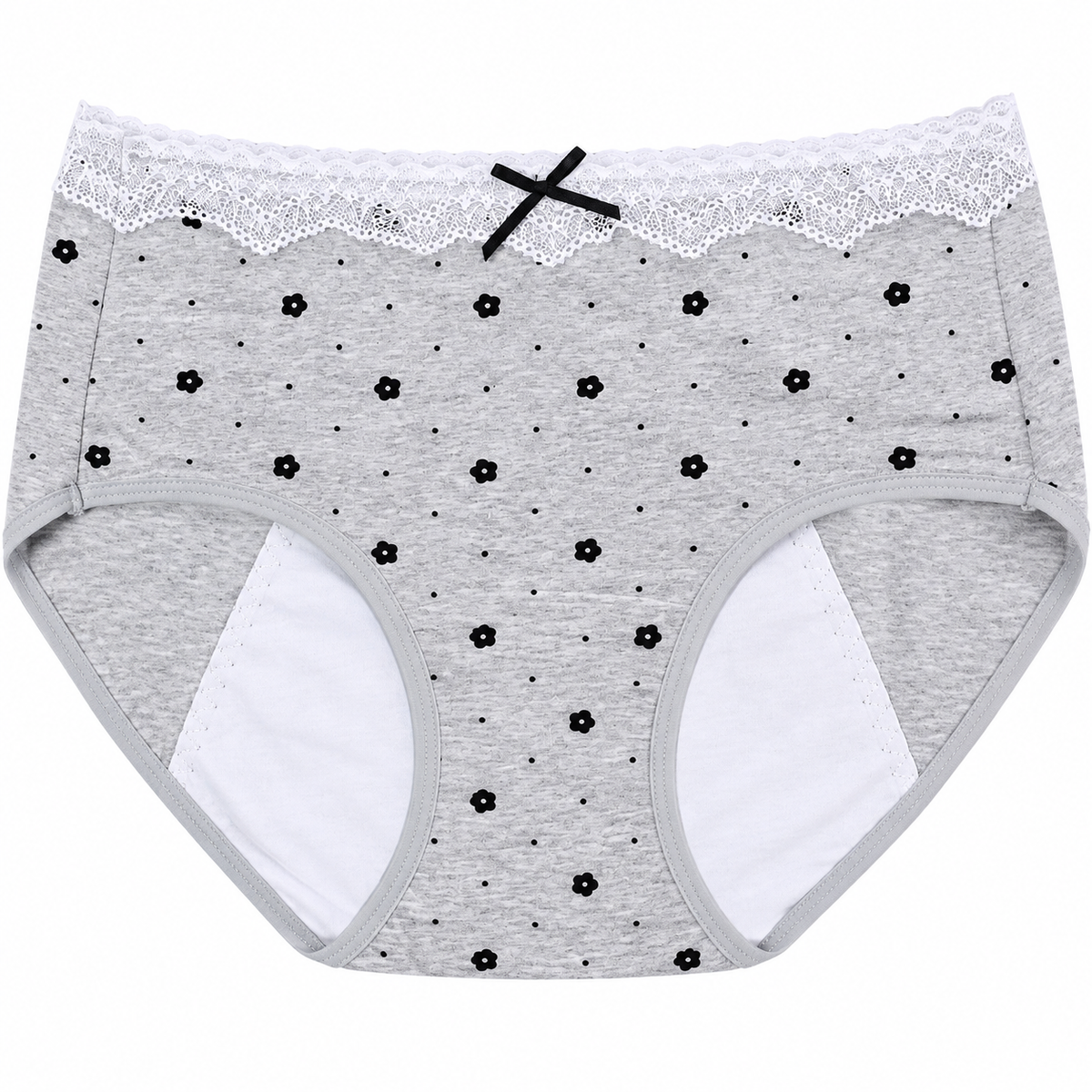 Bloom Lace Cotton Period Briefs