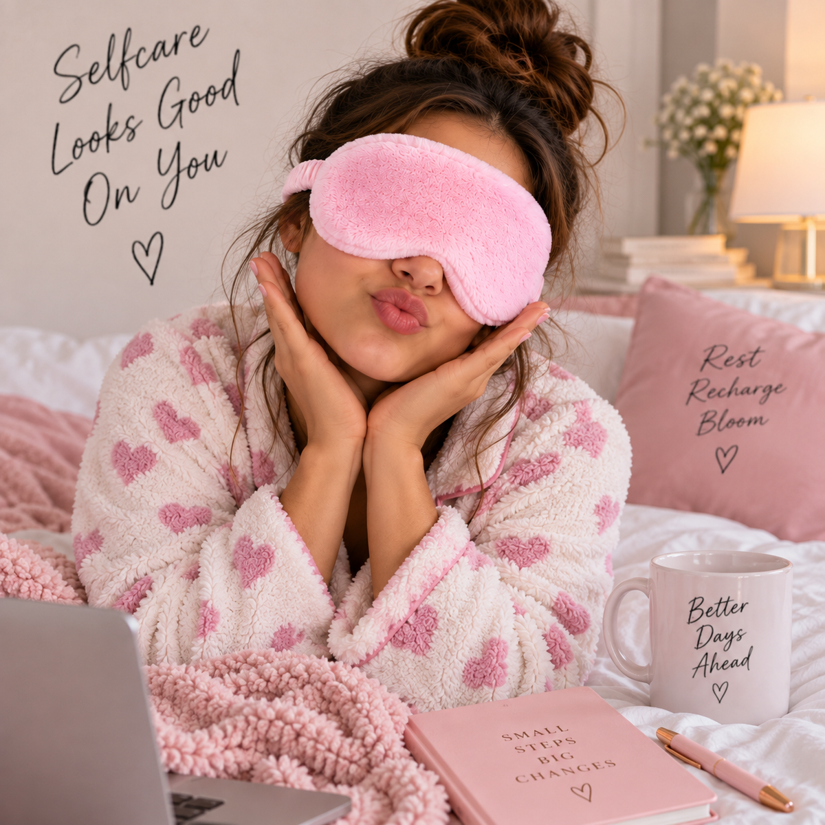Bloom Plush Sleep Mask