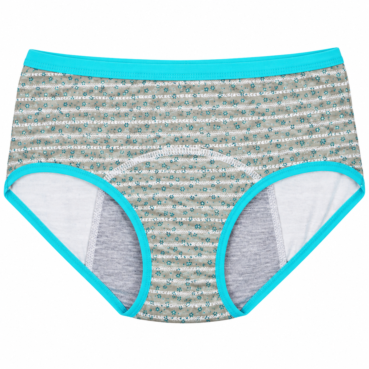 Bloom Flower Print Cotton Period Briefs