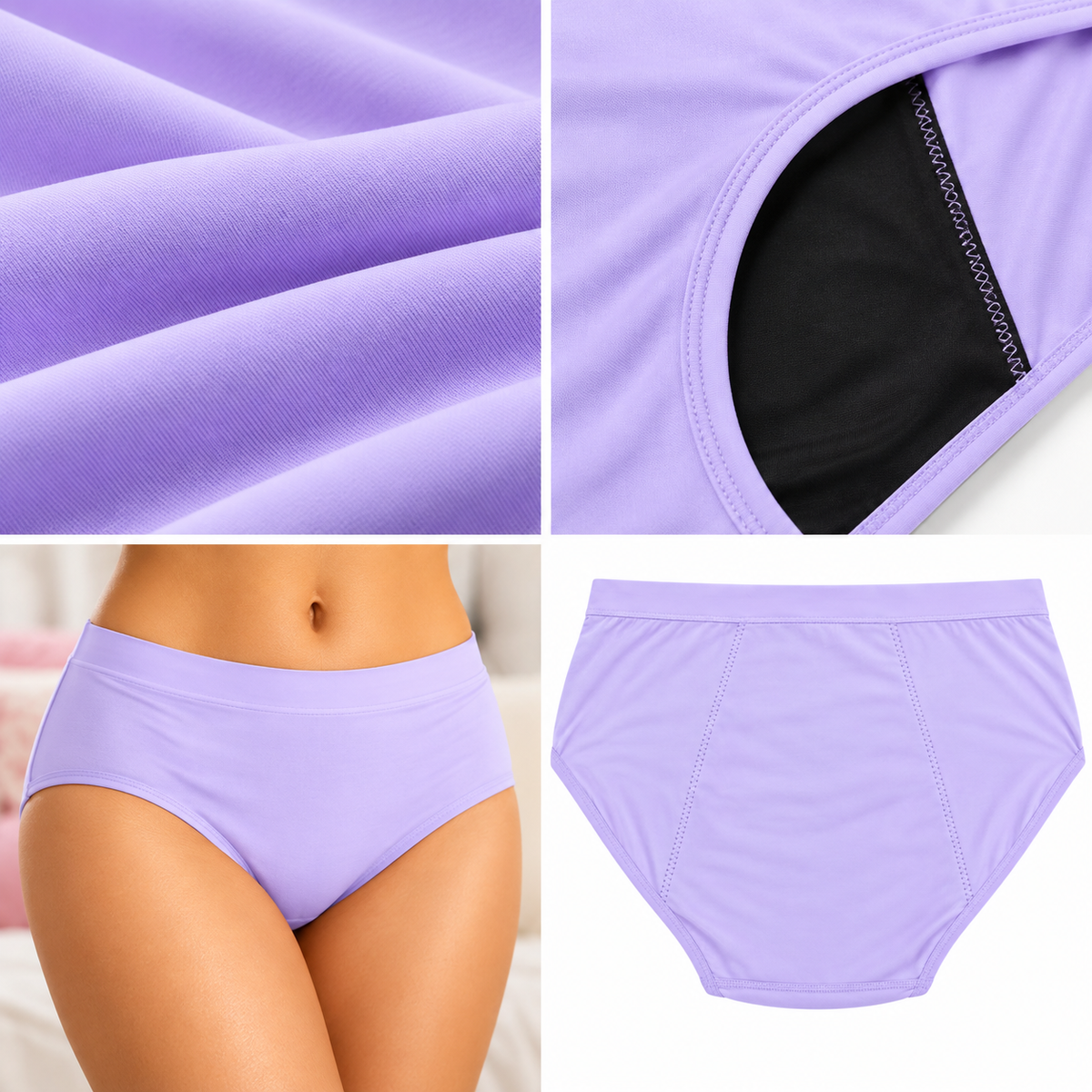 Bloom Mid-Rise Seamless Period Panty
