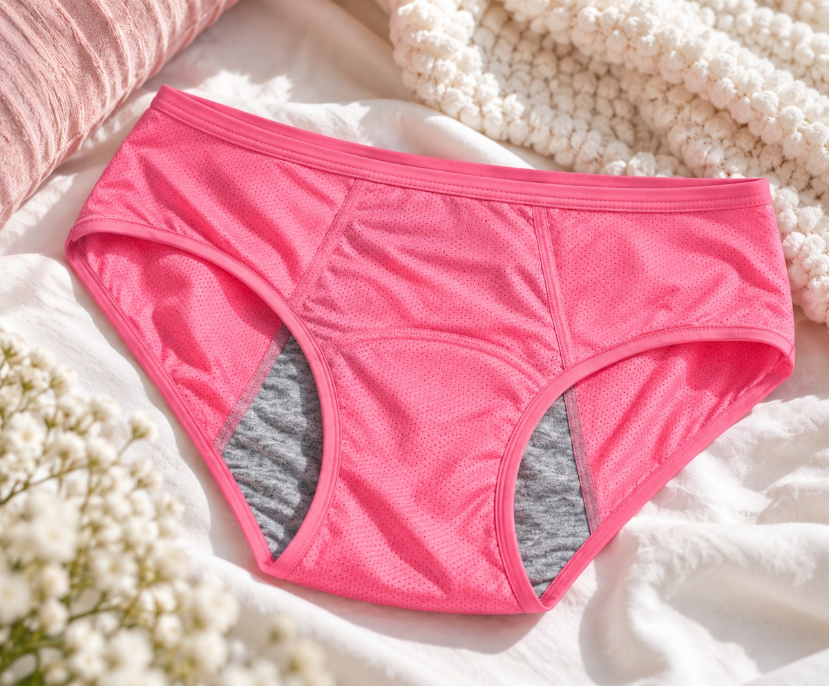 Bloom Breathable Mesh Period Bikini