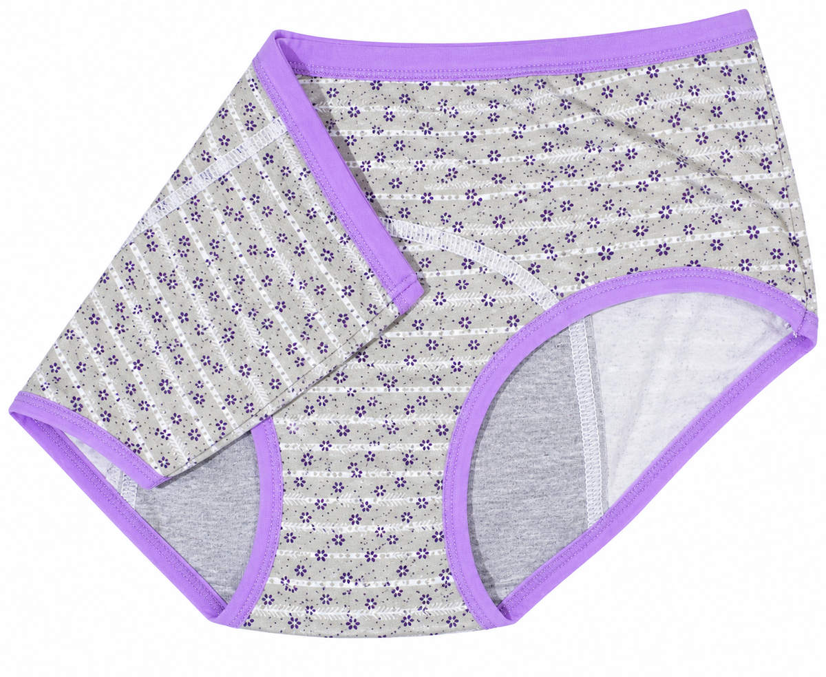 Bloom Flower Print Cotton Period Briefs