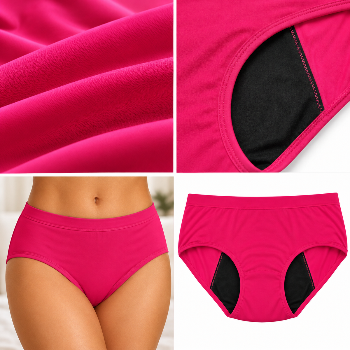 Bloom Mid-Rise Seamless Period Panty