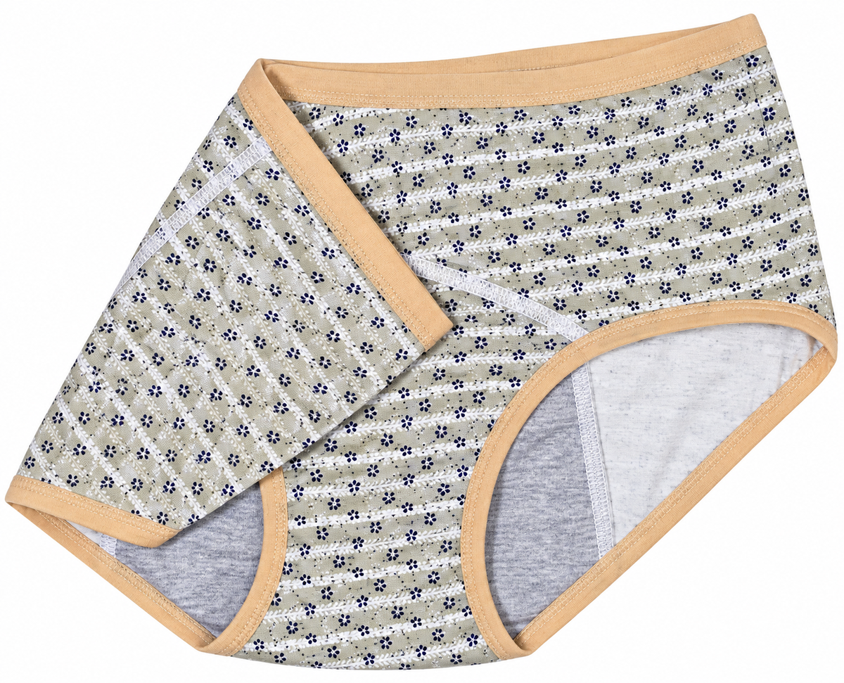 Bloom Flower Print Cotton Period Briefs