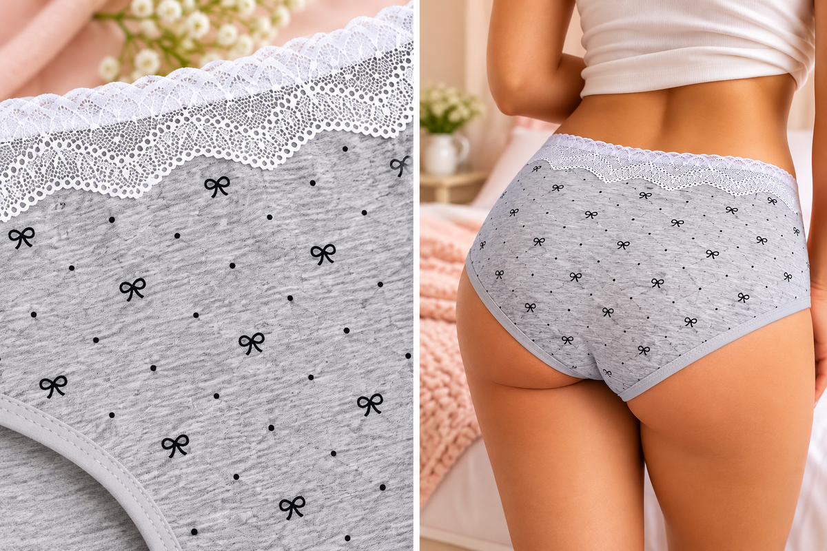 Bloom Lace Cotton Period Briefs