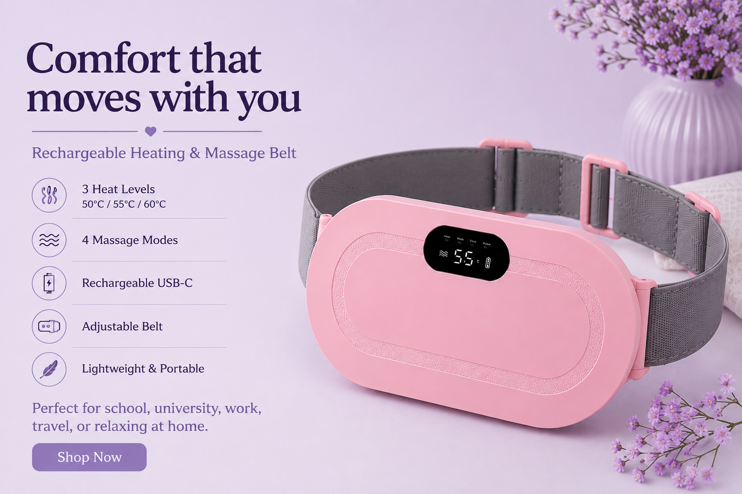 Bloom Heat & Comfort Belt