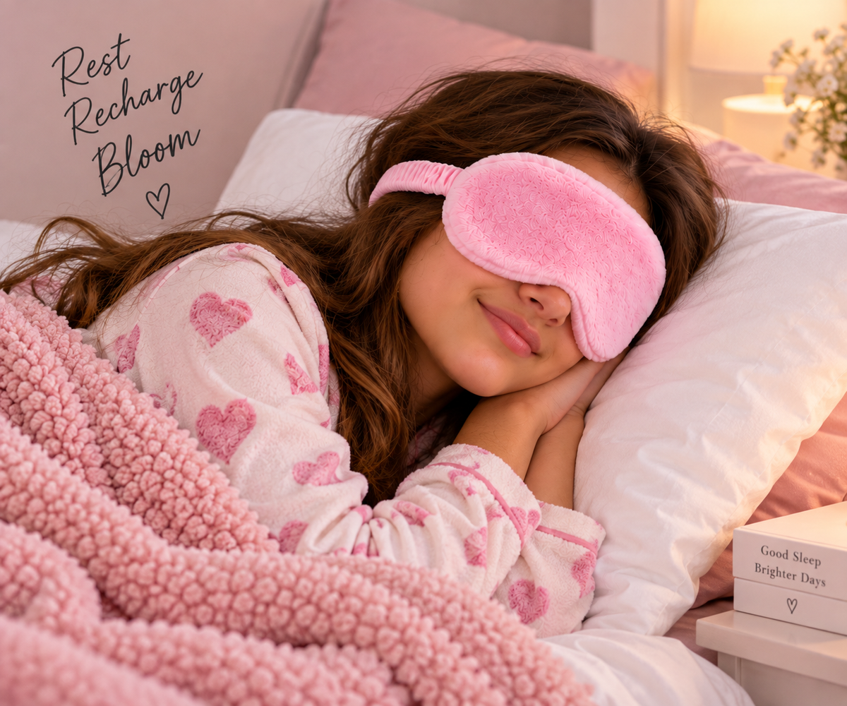 Bloom Plush Sleep Mask