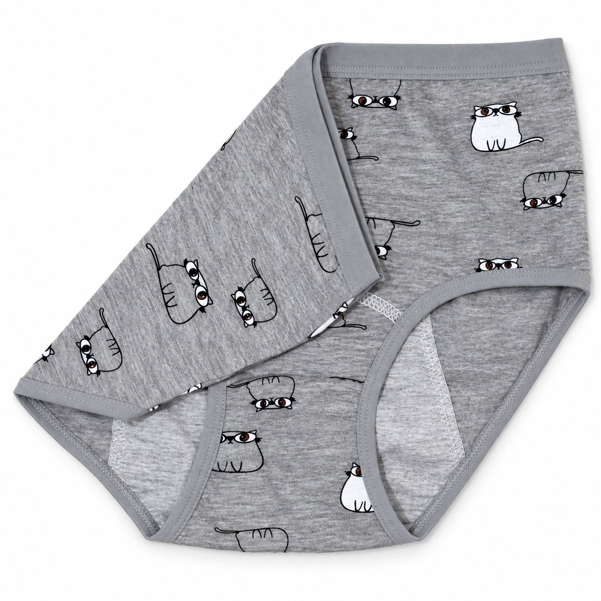 Bloom Cartoon Print Mid-Rise Period Briefs