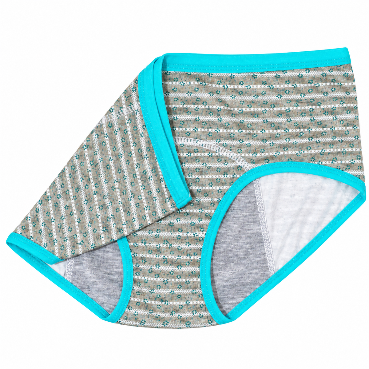 Bloom Flower Print Cotton Period Briefs