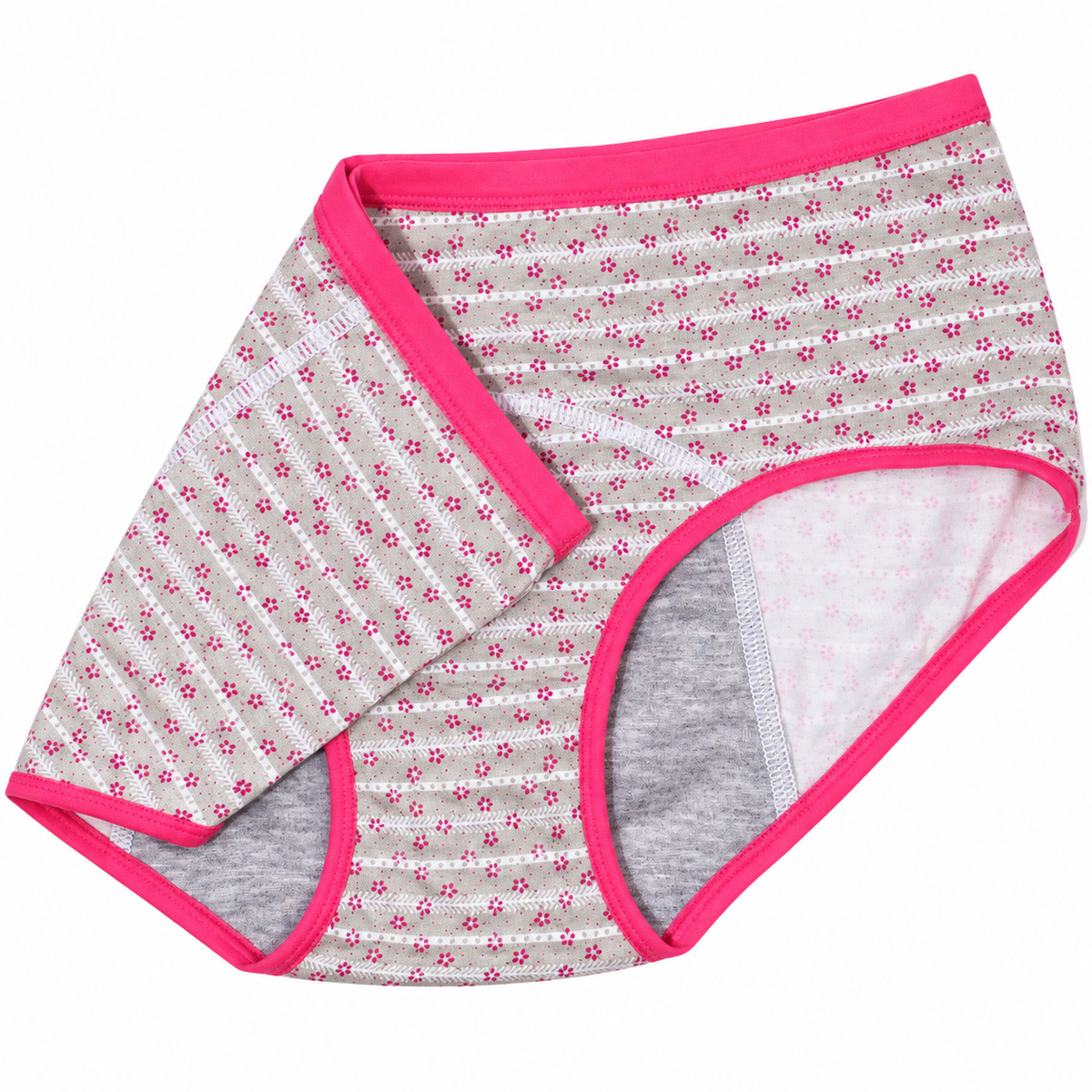 Bloom Flower Print Cotton Period Briefs